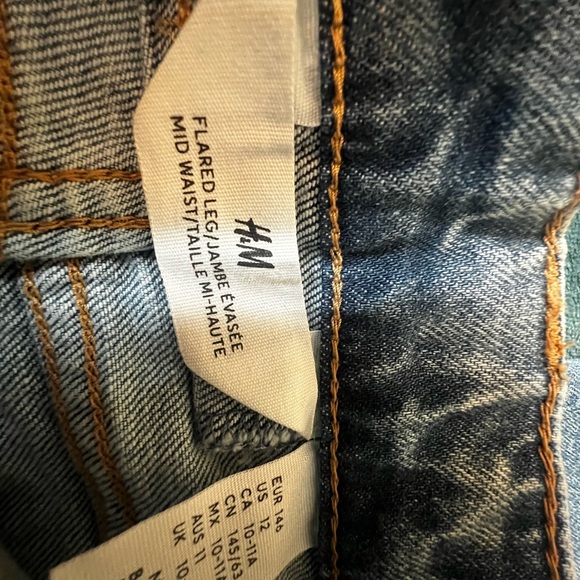 H&M Women's Wide Leg Jeans in Light Blue - Picture 6 of 8